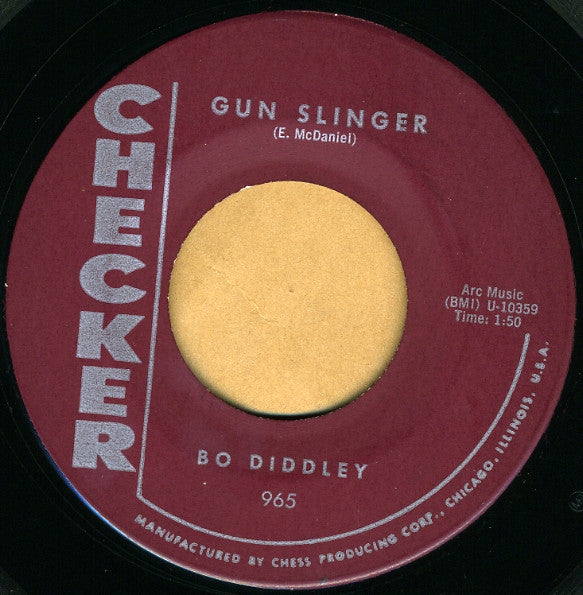 Bo Diddley : Gun Slinger (7", Single)