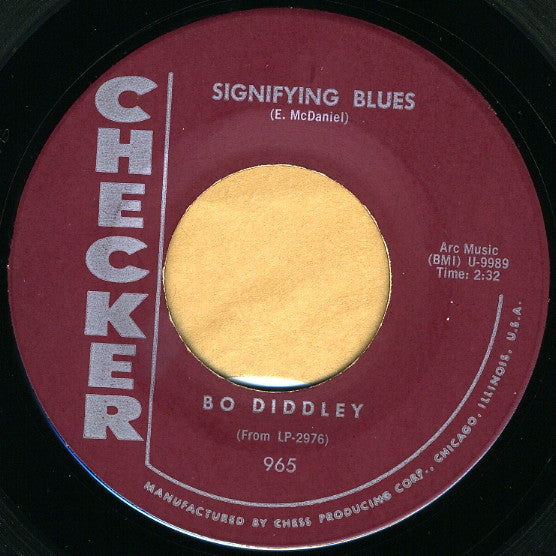 Bo Diddley : Gun Slinger (7", Single)