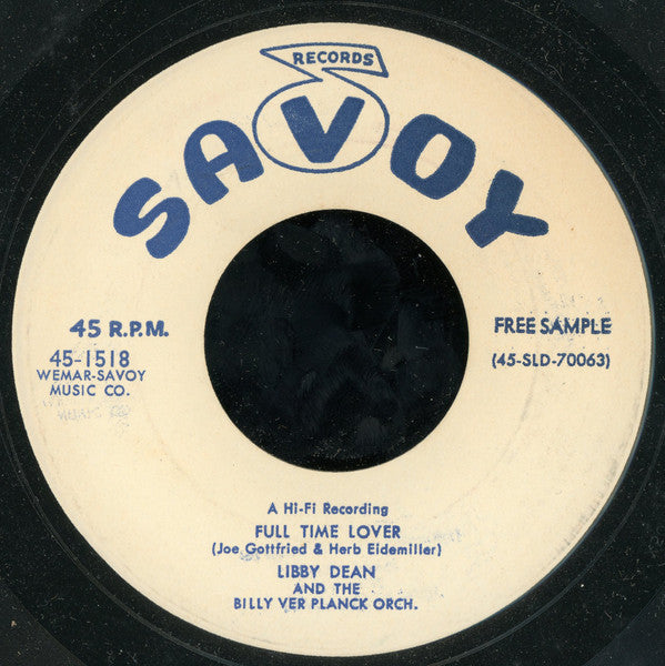 Libby Dean : Ding Dong Rock-A-Billy Wedding  (7", Promo)