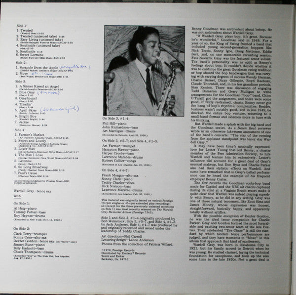 Wardell Gray : Central Avenue (2xLP, Comp)