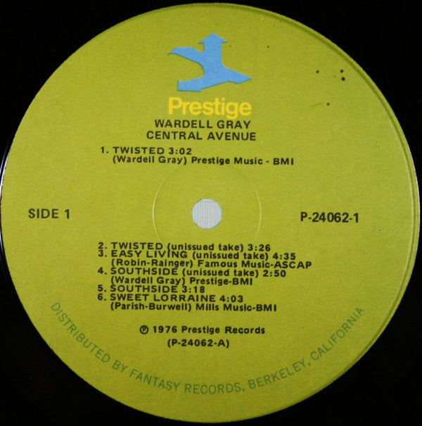Wardell Gray : Central Avenue (2xLP, Comp)