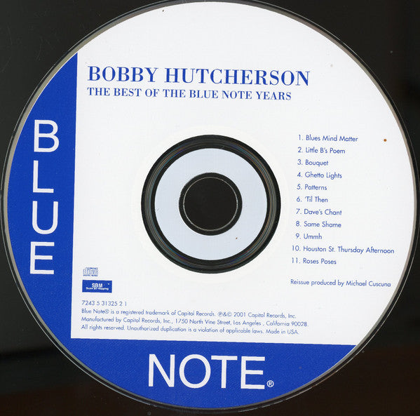 Bobby Hutcherson : The Best Of The Blue Note Years (CD, Comp)