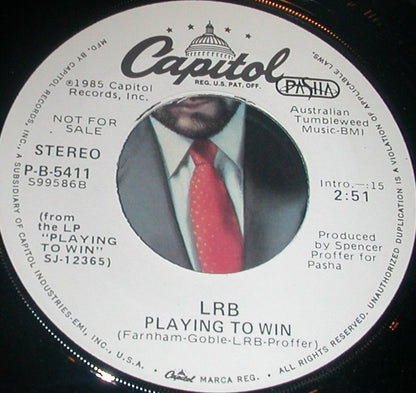 Little River Band : Playing To Win (7", Promo)