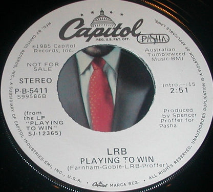 Little River Band : Playing To Win (7", Promo)