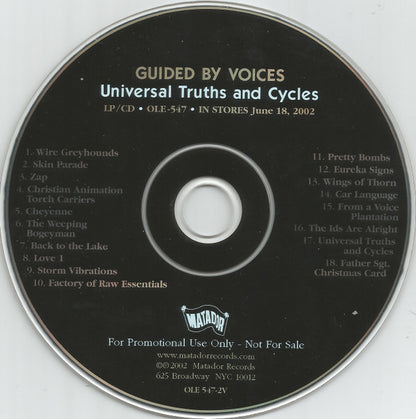 Guided By Voices : Universal Truths And Cycles (CD, Album, Promo)