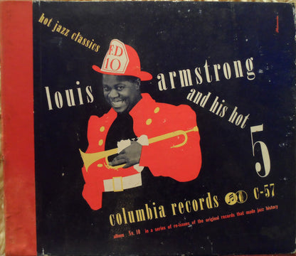 Louis Armstrong & His Hot Five : Hot Jazz Classics (4xShellac, 10", Album, Comp)