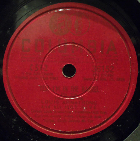 Louis Armstrong & His Hot Five : Hot Jazz Classics (4xShellac, 10", Album, Comp)