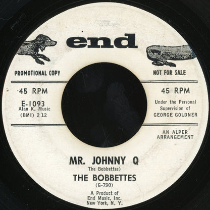 The Bobbettes : Teach Me Tonight / Mr. Johnny Q (7", Promo)