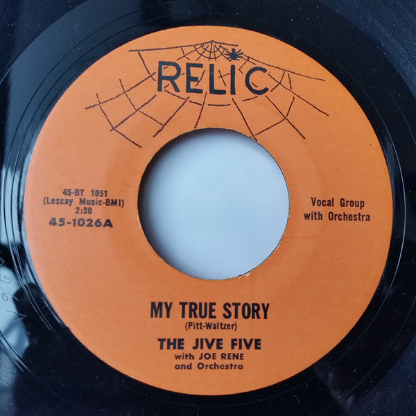 The Jive Five : My True Story / When I Was Single (7", Single)