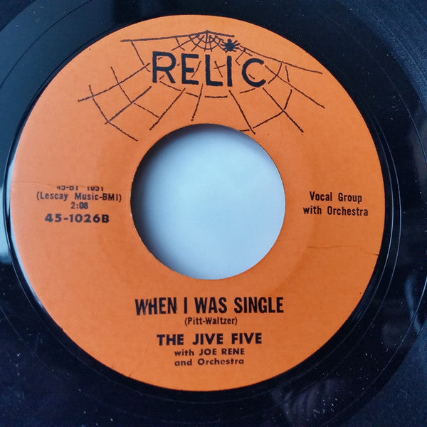 The Jive Five : My True Story / When I Was Single (7", Single)
