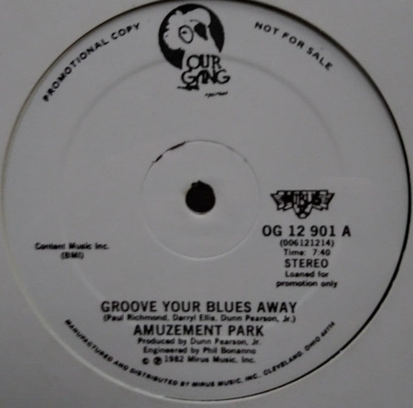 Amuzement Park : Groove Your Blues Away (12", Promo)