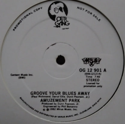 Amuzement Park : Groove Your Blues Away (12", Promo)