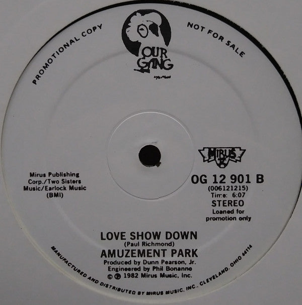 Amuzement Park : Groove Your Blues Away (12", Promo)