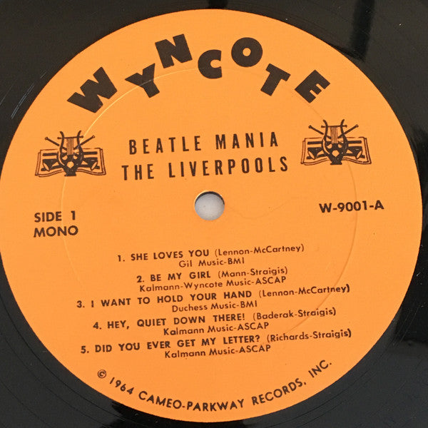 The Liverpools : Beatle Mania! In The U.S.A. (LP, Album, Mono, Ora)