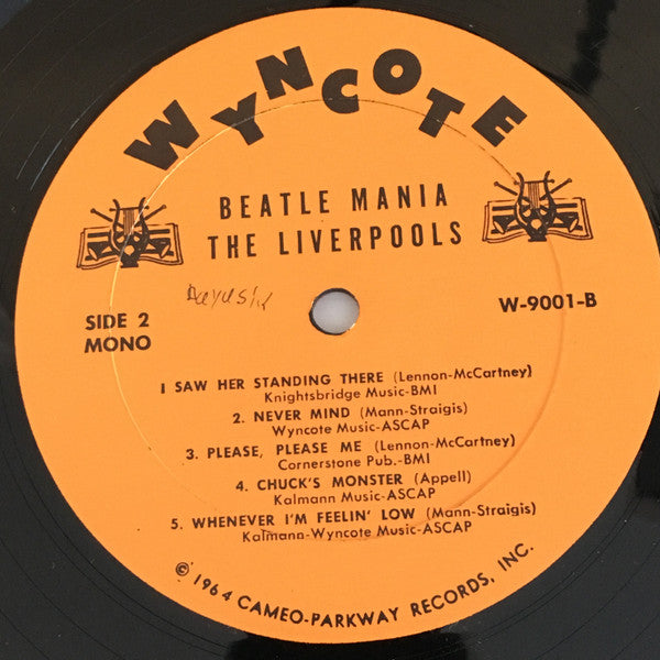 The Liverpools : Beatle Mania! In The U.S.A. (LP, Album, Mono, Ora)
