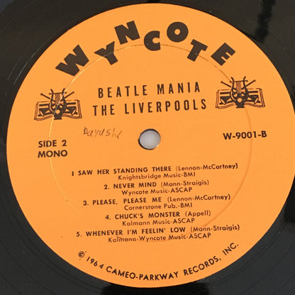 The Liverpools : Beatle Mania! In The U.S.A. (LP, Album, Mono, Ora)