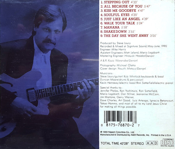 Steve Laury : Stepping Out (CD, Album)