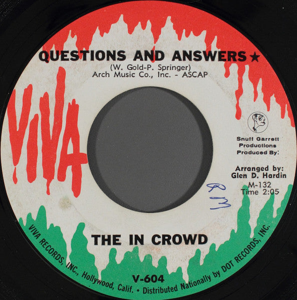 The In Crowd (7) : Questions And Answers (7", Single)