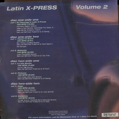 Various : Latin X-Press Volume 2 (2xLP, Promo)