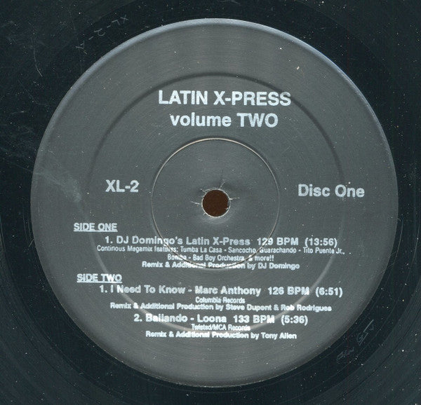 Various : Latin X-Press Volume 2 (2xLP, Promo)