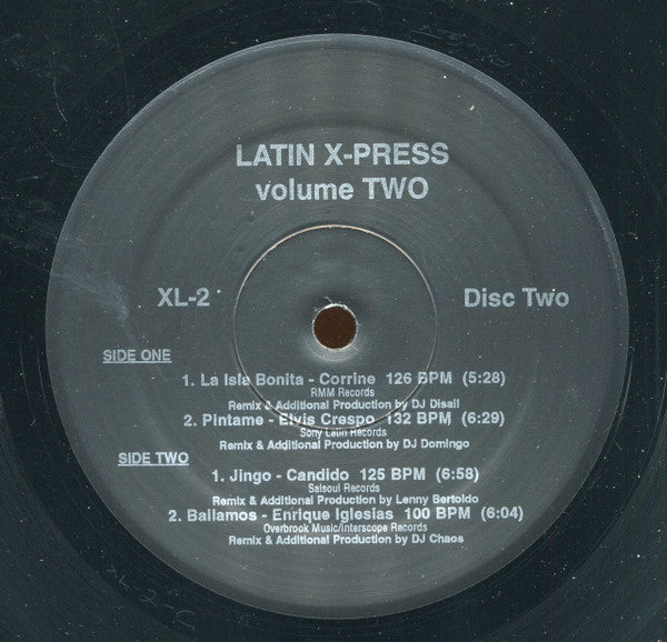 Various : Latin X-Press Volume 2 (2xLP, Promo)