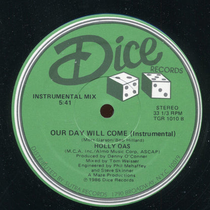 Holly Oas : Our Day Will Come (12", Single)