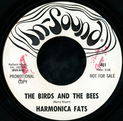 Harmonica Fats : The Big Round Wheel / The Birds An The Bees (7", Single, Promo)