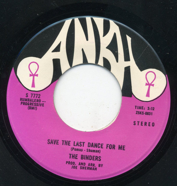 The Binders : You Don't Have To Cry Anymore (7", Single)