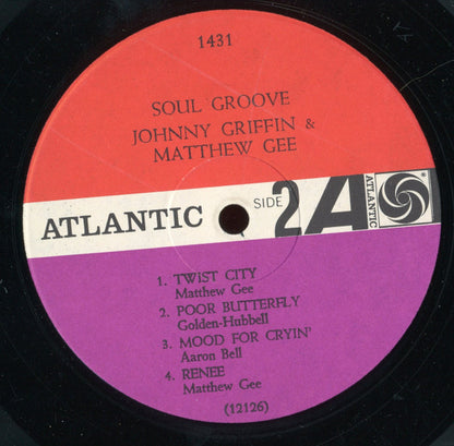 Johnny Griffin & Matthew Gee : Soul Groove (LP, Album, Mono)