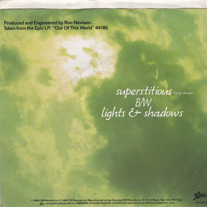 Europe (2) : Superstitious (7", Single, Styrene)
