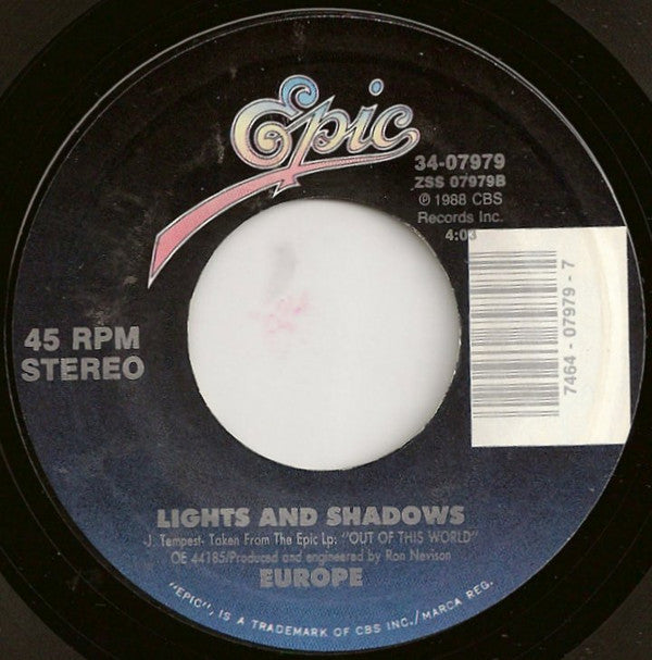 Europe (2) : Superstitious (7", Single, Styrene)