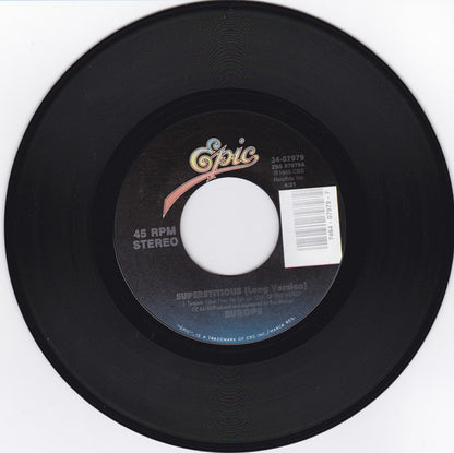Europe (2) : Superstitious (7", Single, Styrene)