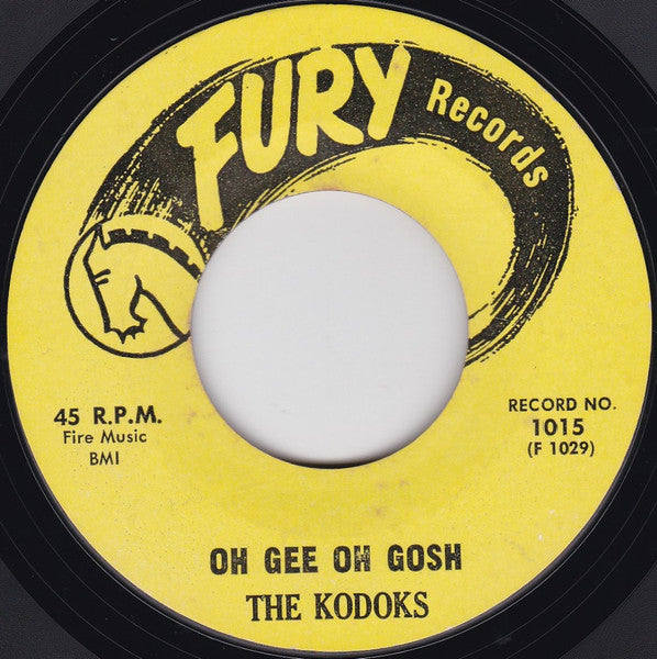 The Kodaks : Oh Gee, Oh Gosh  (7", Single, RE, Styrene)