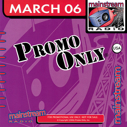 Various : Promo Only Mainstream Radio: March 06 (CD, Comp, Promo)