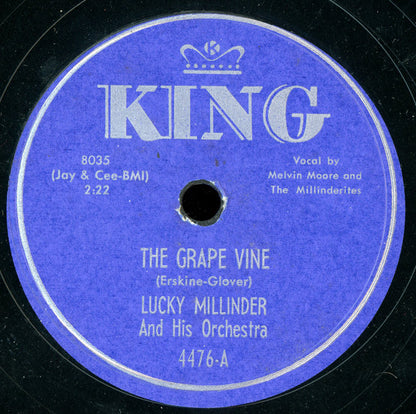 Lucky Millinder And His Orchestra : No One Else Could Be / The Grape Vine (Shellac, 10")