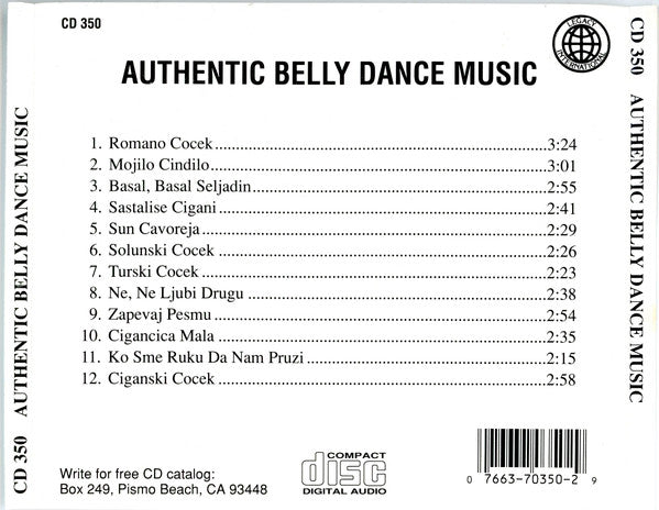 Esma Redžepova, Ansambl Teodosievski : Authentic Belly Dance Music  (CD, Album, RE)