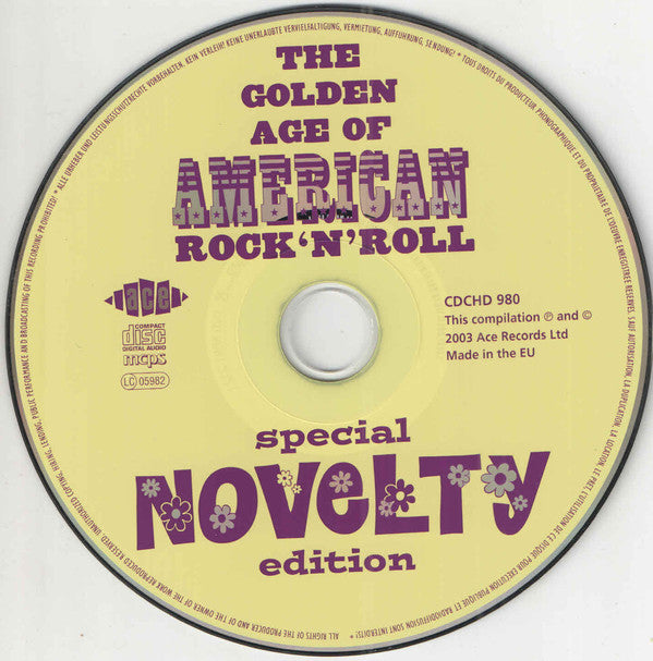 Various : The Golden Age Of American Rock 'N' Roll - Special Novelty Edition (CD, Comp)