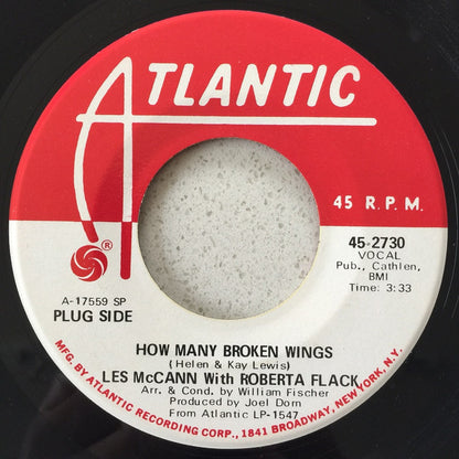 Les McCann With Roberta Flack : How Many Broken Wings / Baby, Baby (7", Promo)