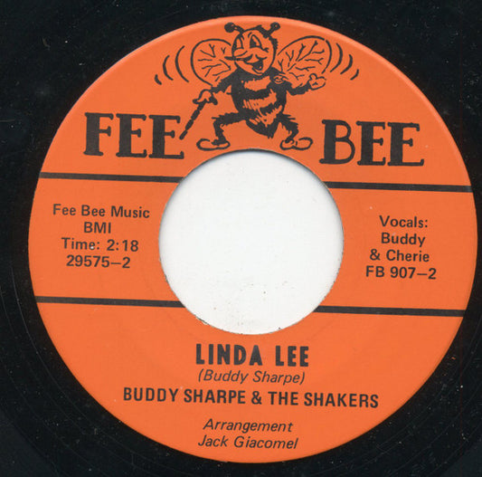 Buddy Sharpe & The Shakers : Linda Lee / Git It - Git It (7")