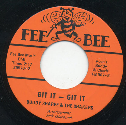 Buddy Sharpe & The Shakers : Linda Lee / Git It - Git It (7")
