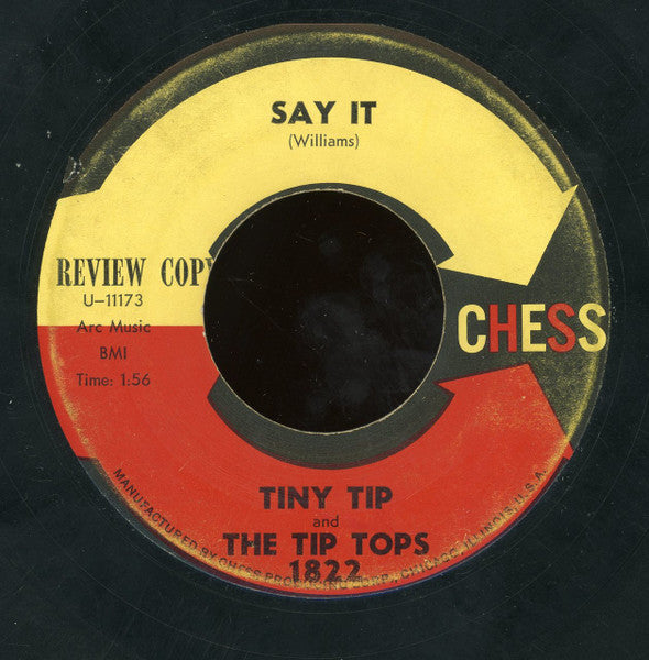 Tiny Tip And The Tip Tops : Matrimony (7", Promo)