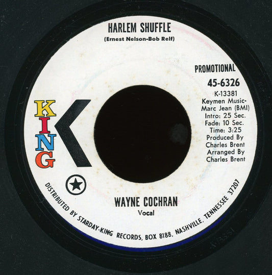 Wayne Cochran : Harlem Shuffle (7", Single, Promo)