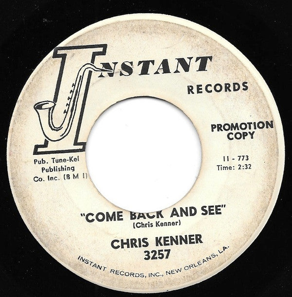 Chris Kenner : Come Back And See (7", Promo)