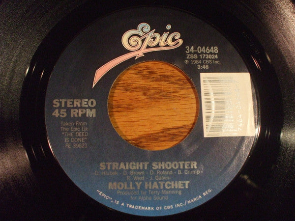 Molly Hatchet : Satisfied Man (7", Styrene)