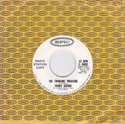 Prince George : The Swinging Preacher / 5/4 Time (7", Promo)