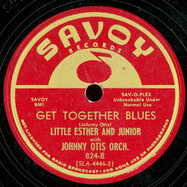 Johnny Otis And His Orchestra / Esther Phillips And Junior Ryder With Johnny Otis And His Orchestra : Chittlin' Switch / Get Together Blues (10")