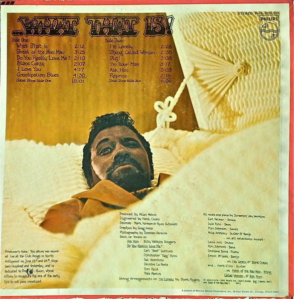 Screamin' Jay Hawkins : ...What That Is! (LP, Album, Mer)