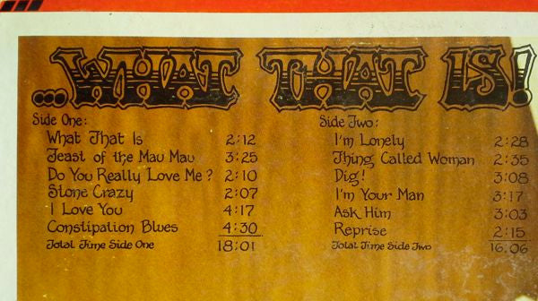Screamin' Jay Hawkins : ...What That Is! (LP, Album, Mer)