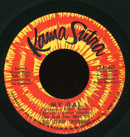 The Lovin' Spoonful : You Didn't Have To Be So Nice / My Gal (7")