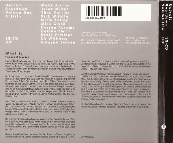 Various : Detroit Beatdown (Volume One) (2xCD, Comp)